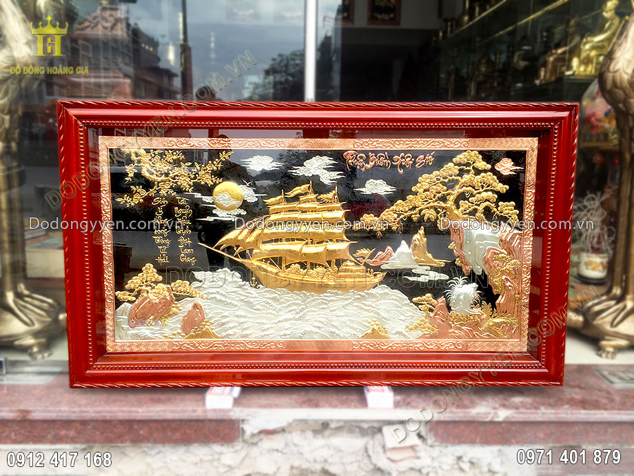Tranh thuận buồm xu&ocirc;i gi&oacute; gi&uacute;p k&iacute;ch hoạt cung t&agrave;i lộc, may mắn cho gia chủ
